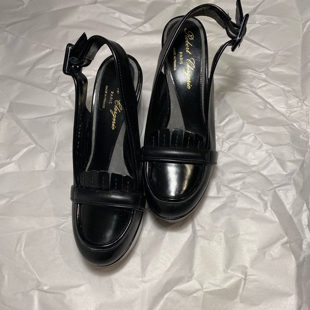 Vintage Robert Clergerie Loafer Wedge Heels